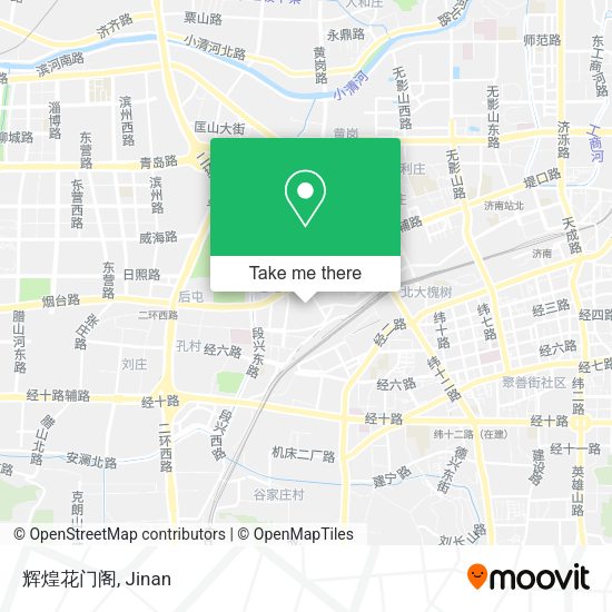 辉煌花门阁 map