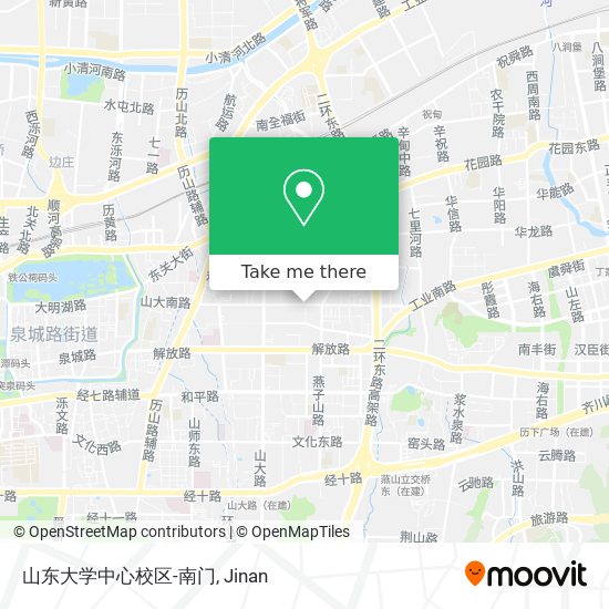 山东大学中心校区-南门 map