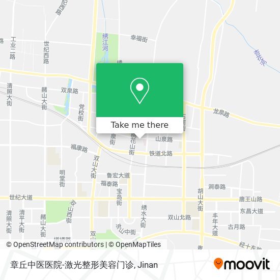 章丘中医医院-激光整形美容门诊 map
