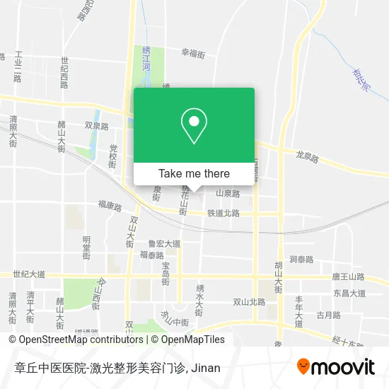 章丘中医医院-激光整形美容门诊 map