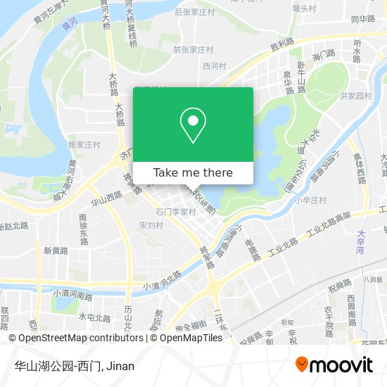华山湖公园-西门 map