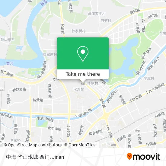 中海·华山珑城-西门 map