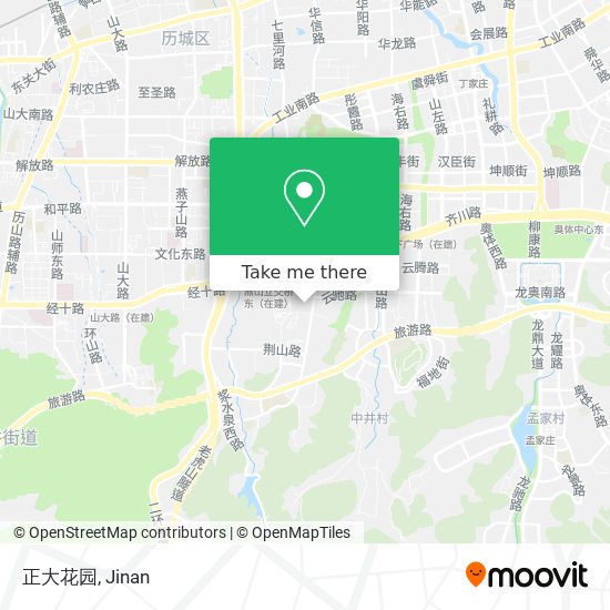 正大花园 map