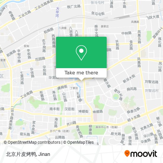 北京片皮烤鸭 map