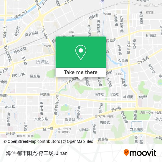 海信·都市阳光-停车场 map