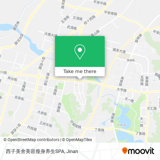 西子美舍美容瘦身养生SPA map