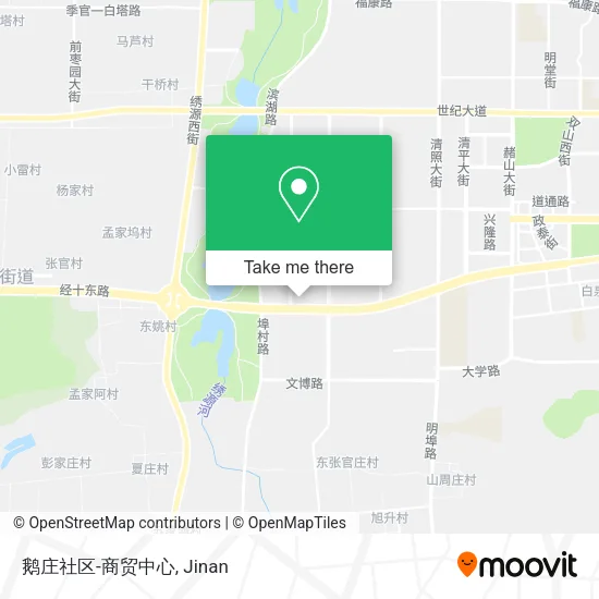 鹅庄社区-商贸中心 map