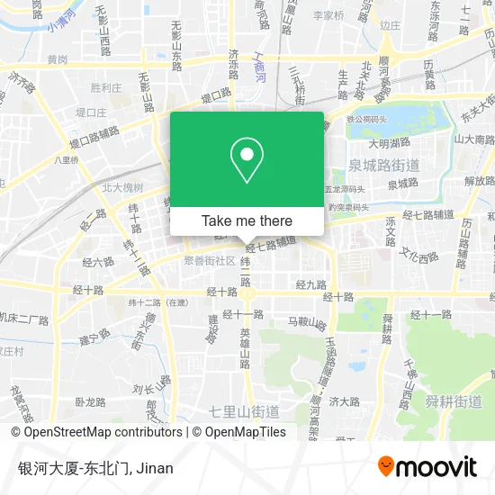 银河大厦-东北门 map