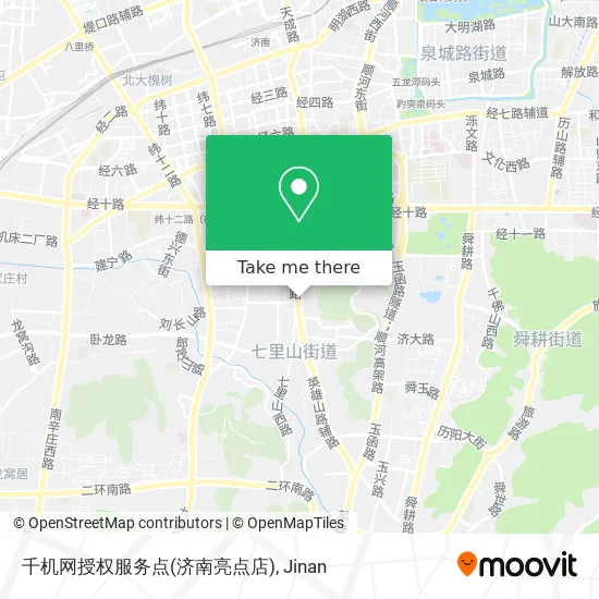 千机网授权服务点(济南亮点店) map