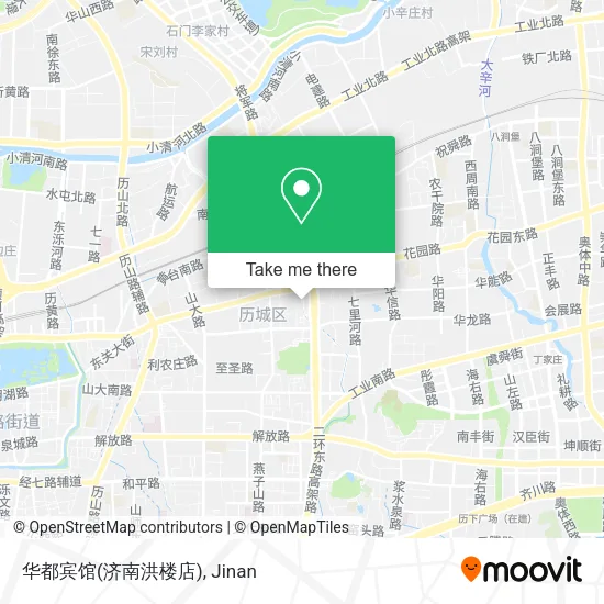 华都宾馆(济南洪楼店) map