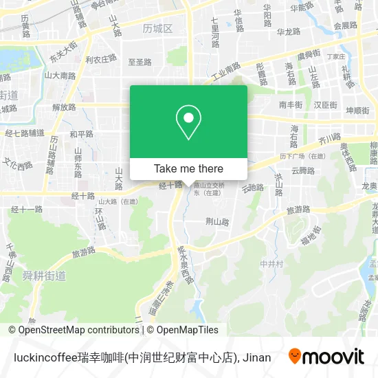 luckincoffee瑞幸咖啡(中润世纪财富中心店) map