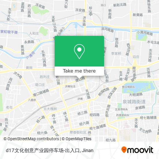 d17文化创意产业园停车场-出入口 map