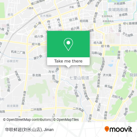 华联鲜超(刘长山店) map