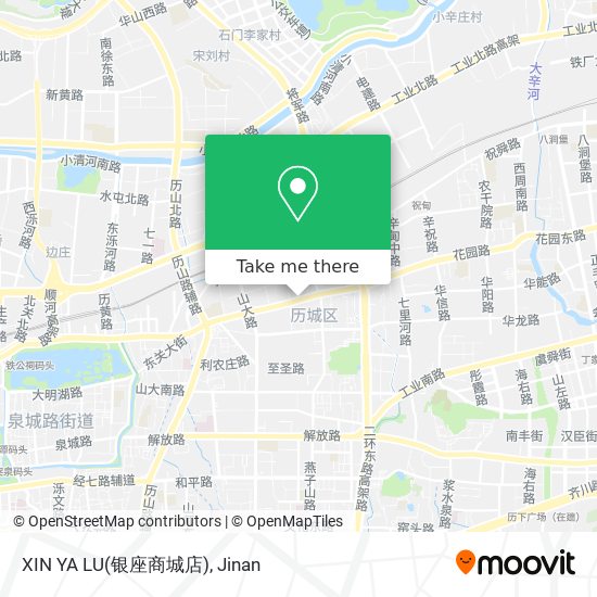 XIN YA LU(银座商城店) map