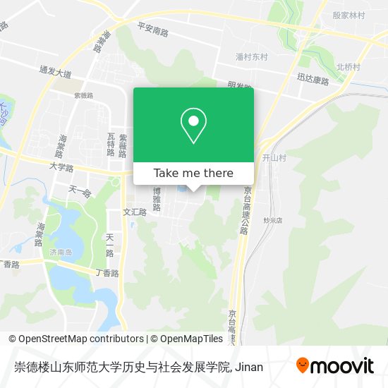 崇德楼山东师范大学历史与社会发展学院 map