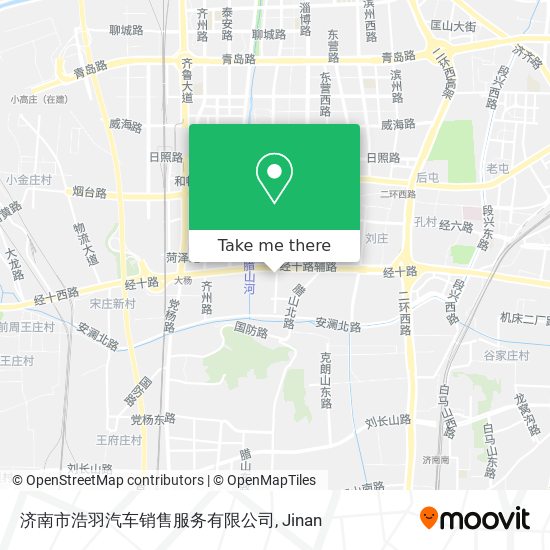 济南市浩羽汽车销售服务有限公司 map