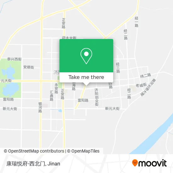 康瑞悦府-西北门 map