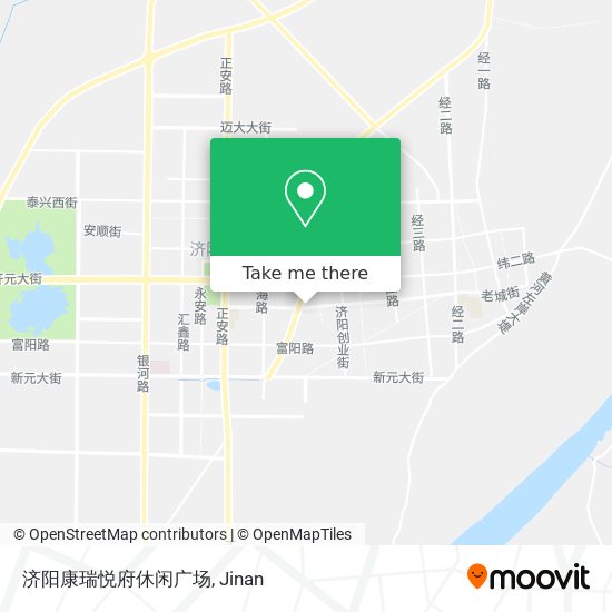 济阳康瑞悦府休闲广场 map