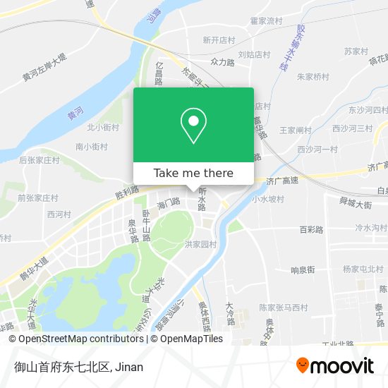 御山首府东七北区 map