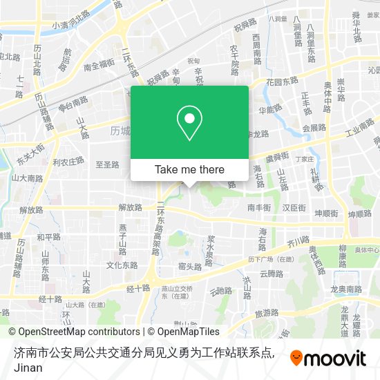 济南市公安局公共交通分局见义勇为工作站联系点 map