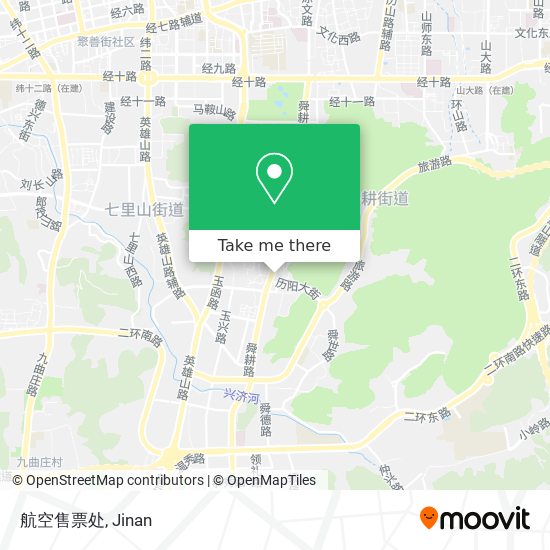 航空售票处 map