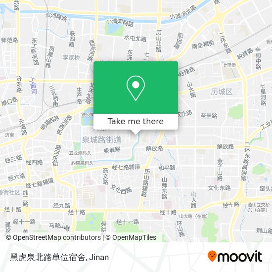 黑虎泉北路单位宿舍 map