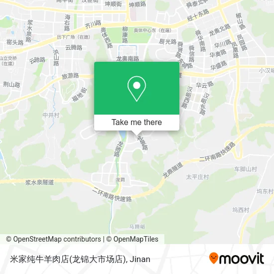 米家纯牛羊肉店(龙锦大市场店) map