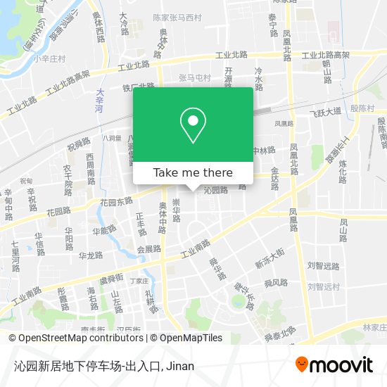 沁园新居地下停车场-出入口 map