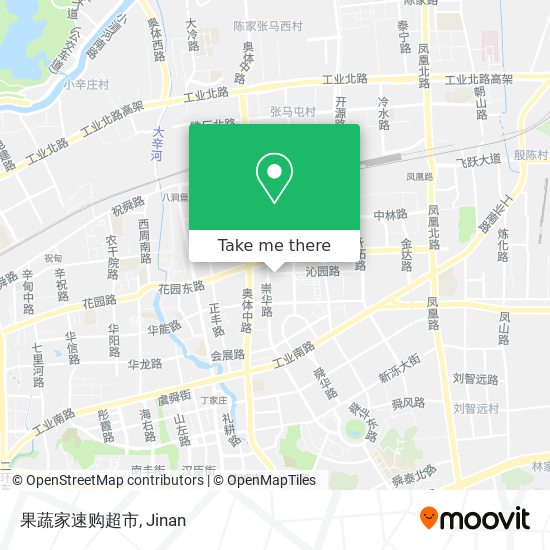 果蔬家速购超市 map