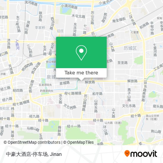 中豪大酒店-停车场 map