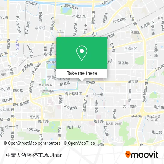 中豪大酒店-停车场 map