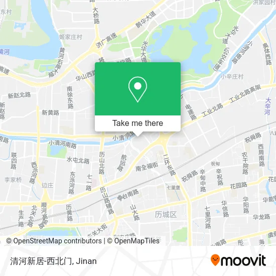 清河新居-西北门 map
