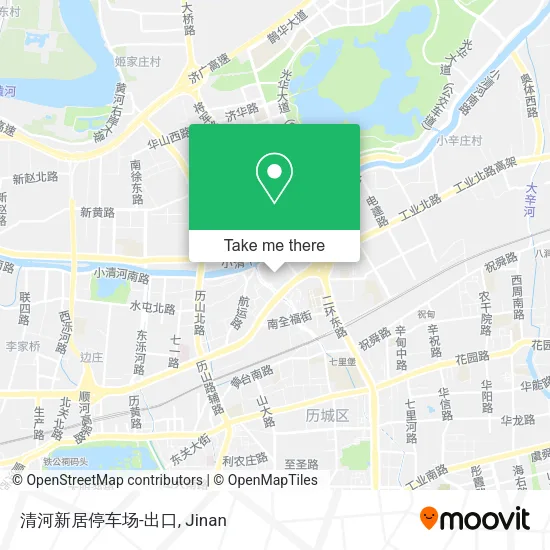 清河新居停车场-出口 map