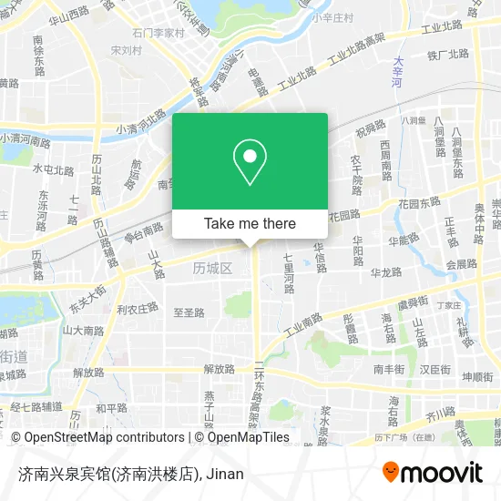 济南兴泉宾馆(济南洪楼店) map
