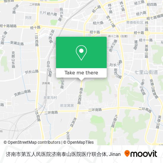 济南市第五人民医院济南泰山医院医疗联合体 map
