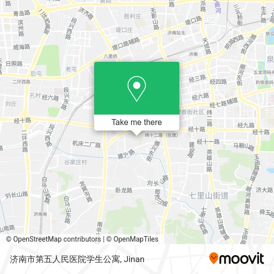 济南市第五人民医院学生公寓 map