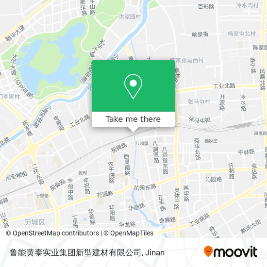 鲁能黄泰实业集团新型建材有限公司 map