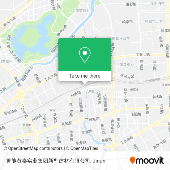 鲁能黄泰实业集团新型建材有限公司 map