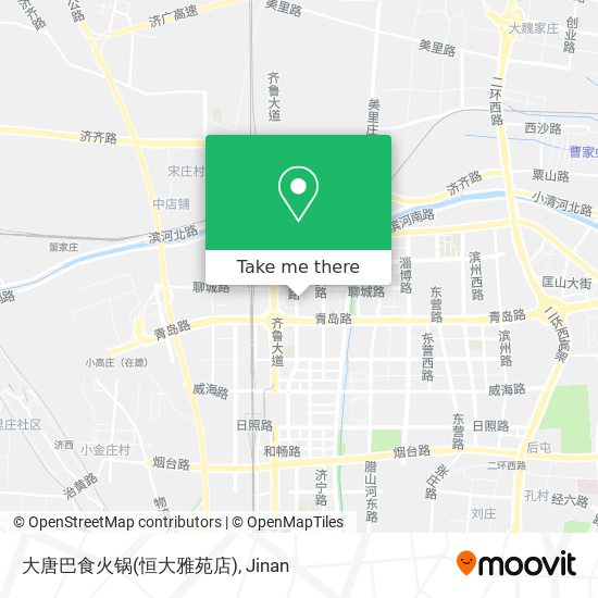 大唐巴食火锅(恒大雅苑店) map