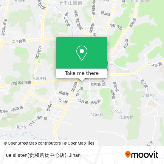 ueislisten(贵和购物中心店) map