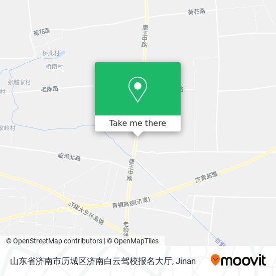 山东省济南市历城区济南白云驾校报名大厅 map