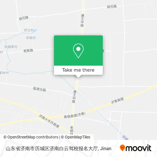 山东省济南市历城区济南白云驾校报名大厅 map