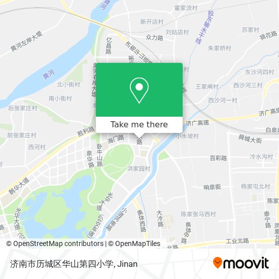 济南市历城区华山第四小学 map