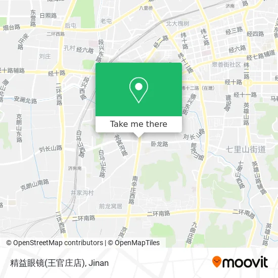 精益眼镜(王官庄店) map
