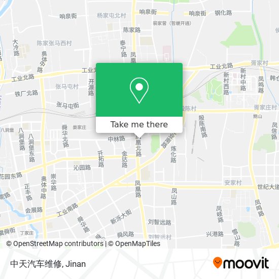 中天汽车维修 map