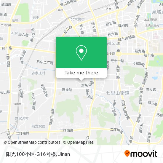 阳光100小区-G16号楼 map