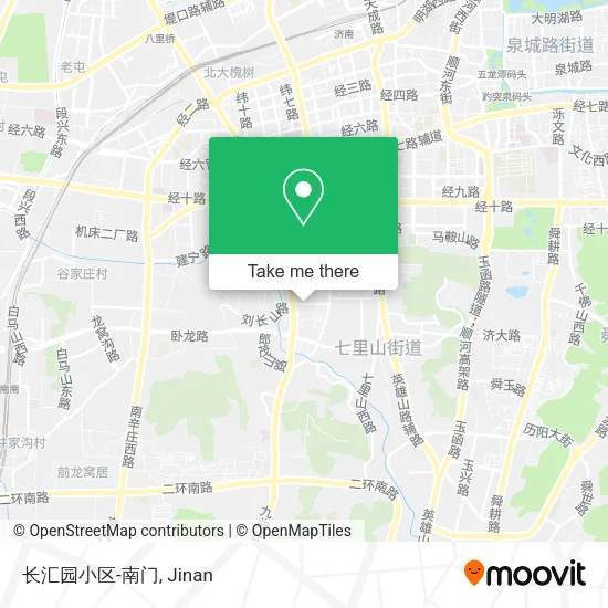 长汇园小区-南门 map