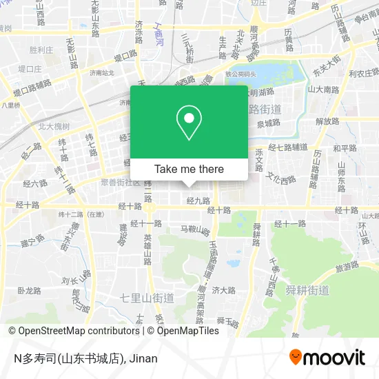N多寿司(山东书城店) map