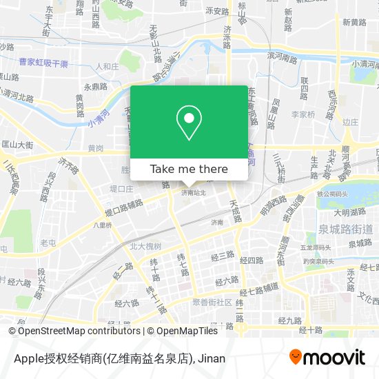 Apple授权经销商(亿维南益名泉店) map