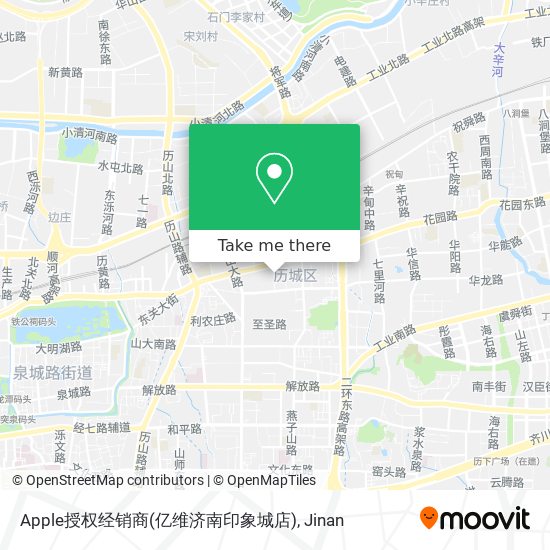Apple授权经销商(亿维济南印象城店) map
